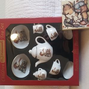 Hummel Authentic Children's Porcelain Tea Set. *Free gift with purchase*